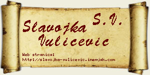 Slavojka Vulićević vizit kartica